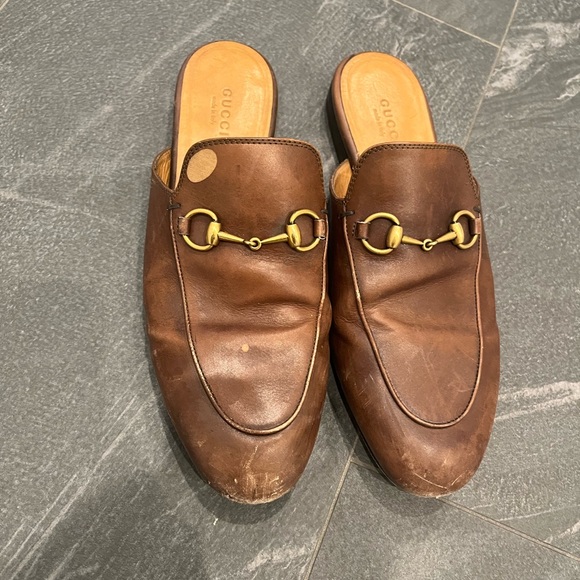 Gucci Brown Loafers - Picture 1 of 4